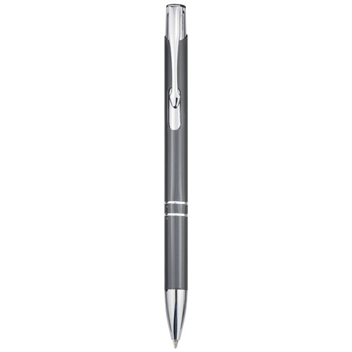 Moneta Aluminium Click Ballpoint Pen - Grey