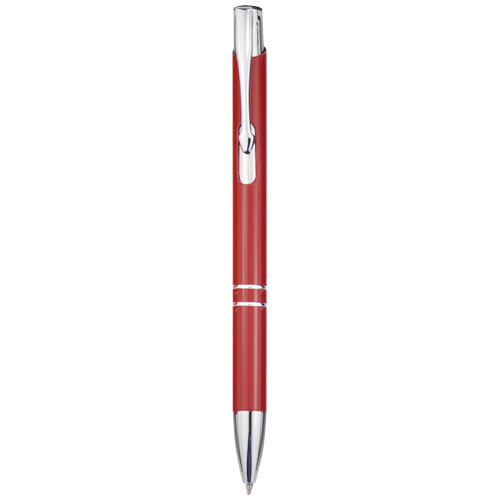 Moneta Aluminium Click Ballpoint Pen - Red