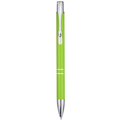Moneta Aluminium Click Ballpoint Pen - Lime Green