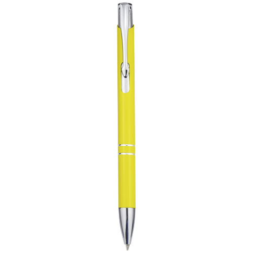 Moneta Aluminium Click Ballpoint Pen - Yellow