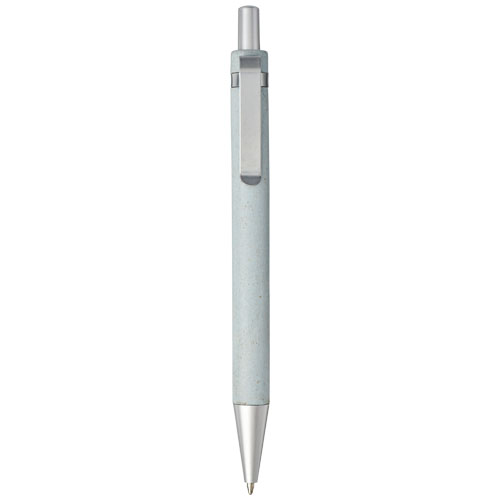 Tidore Wheat Straw Click Action Ballpoint Pen - Light Blue
