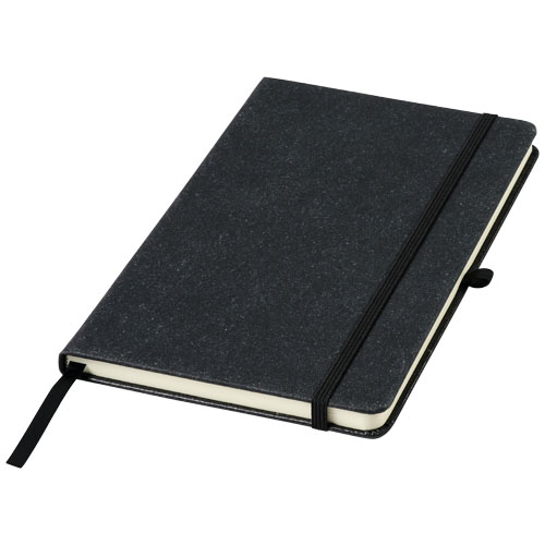 Atlana Leather Pieces Notebook - Black