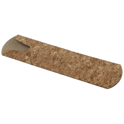 Temara Cork And Paper Pen Sleeve - Natural