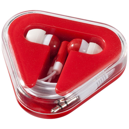 Rebel Earbuds - Red, White