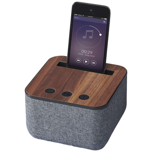 Shae Fabric And Wood Bluetooth® Speaker - Wood