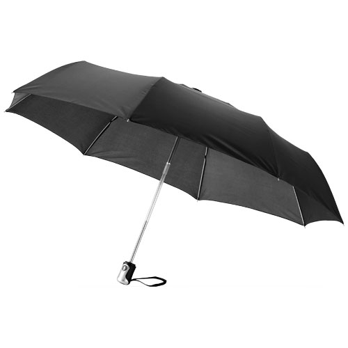 Alex 21.5" Foldable Auto Open/Close Umbrella - Black