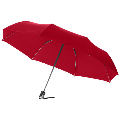 Alex 21.5" Foldable Auto Open/Close Umbrella - Red