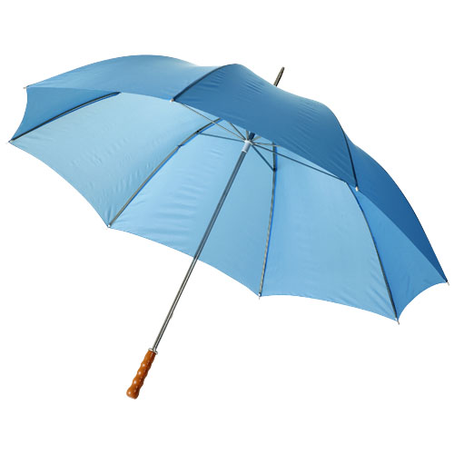Karl 30" Golf Umbrella With Wooden Handle - Process Blue