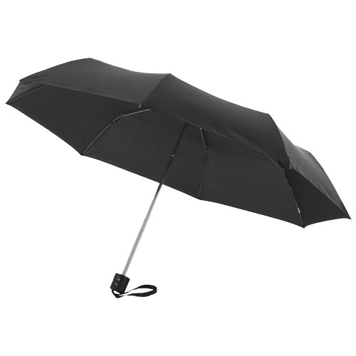 Ida 21.5" Foldable Umbrella - Black