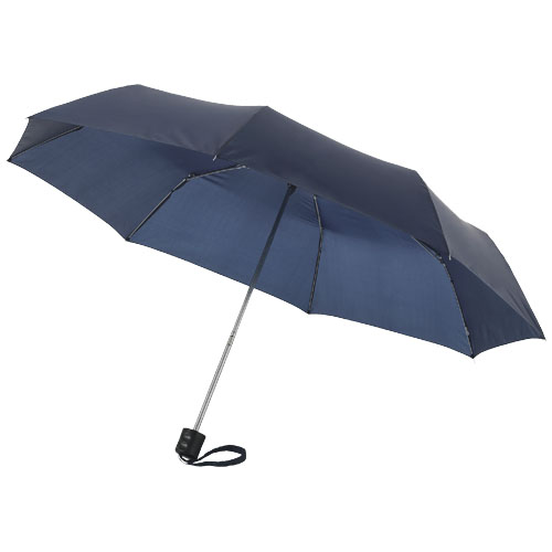 Ida 21.5" Foldable Umbrella - Navy