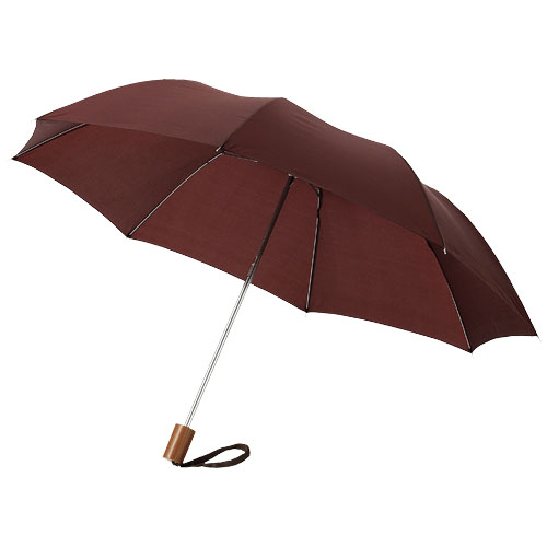 Oho 20" Foldable Umbrella - Brown