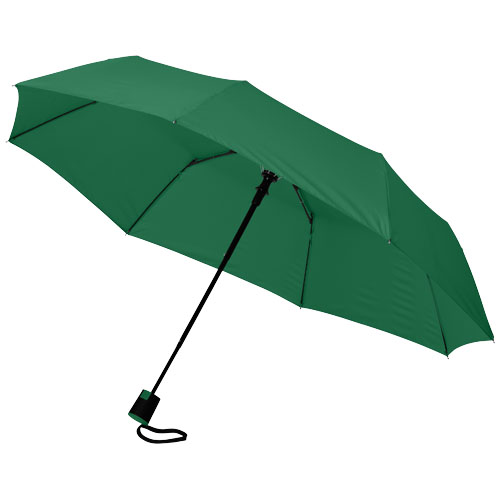 Wali 21" Foldable Auto Open Umbrella - Green