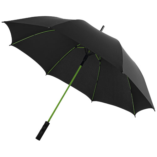 Stark 23" Windproof Auto Open Umbrella - Black, Lime