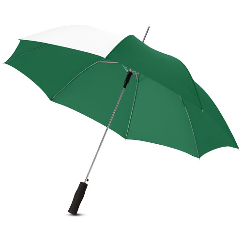 Tonya 23" Auto Open Umbrella - Green, White