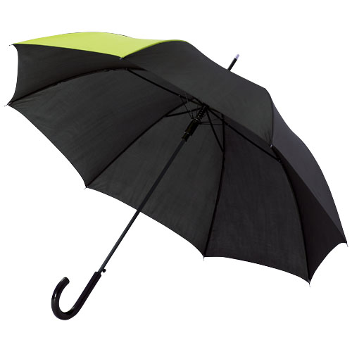 Lucy 23" Auto Open Umbrella - Neon Green, Black