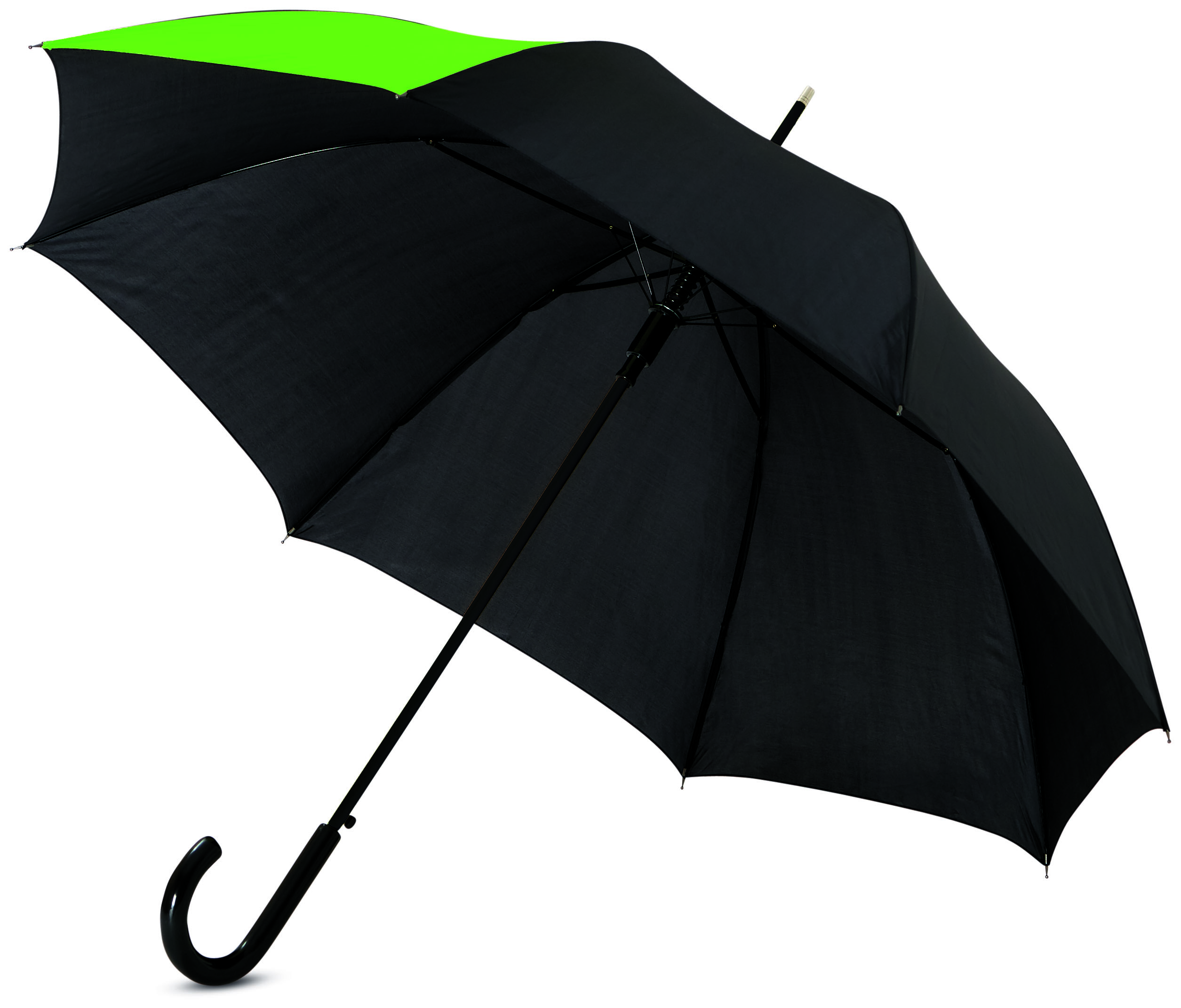 Lucy 23" Auto Open Umbrella - Lime, Black