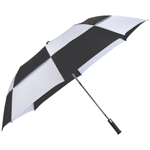 Slazenger Norwich 30" Foldable Auto Open Umbrella - Black, White