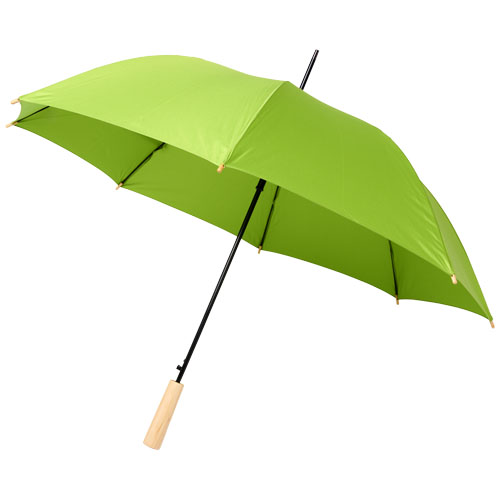 Alina 23" Auto Open Recycled Pet Umbrella - Lime Green