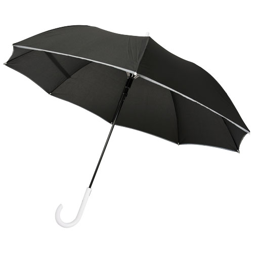 Felice 23" Auto Open Windproof Reflective Umbrella - White