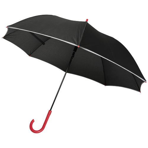 Felice 23" Auto Open Windproof Reflective Umbrella - Red