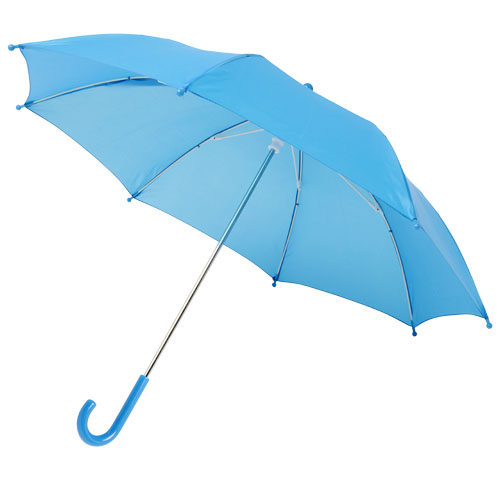 Nina 17" Windproof Umbrella For Kids - Process Blue