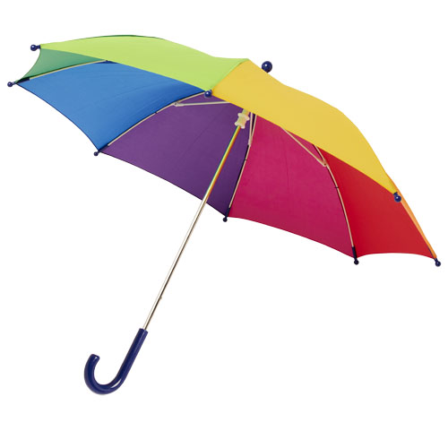 Nina 17" Windproof Umbrella For Kids - Rainbow