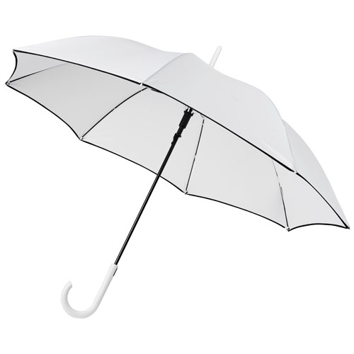 Kaia 23" Auto Open Windproof Colourized Umbrella - White