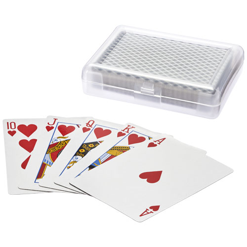 Reno Playing Cards Set In Case - Black, Transparent