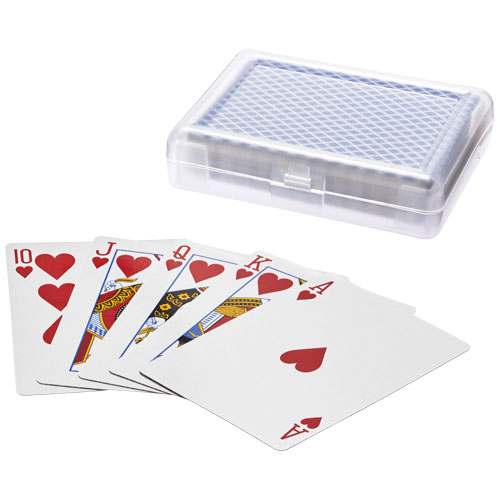 Reno Playing Cards Set In Case - Blue, Transparent