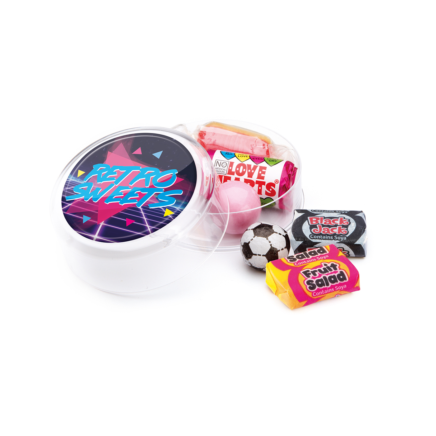 Maxi Round Pot - Retro Sweets