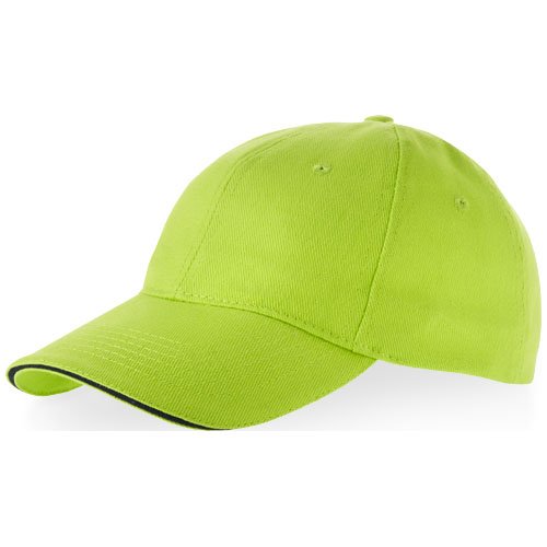 Slazenger Challenge 6 Panel Sandwich Cap - Apple Green