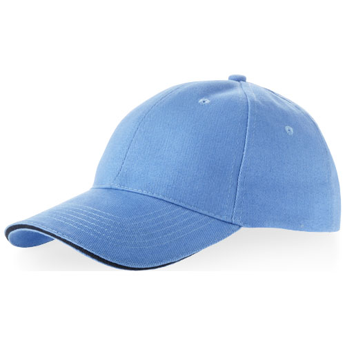 Slazenger Challenge 6 Panel Sandwich Cap - Sky Blue
