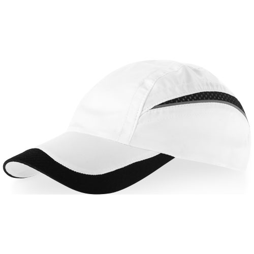 Slazenger Qualifier 6 Panel Mesh Cap - White, Black