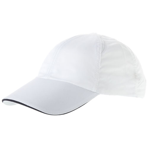 Slazenger Alley 6 Panel Cool Fit Sandwich Cap - White