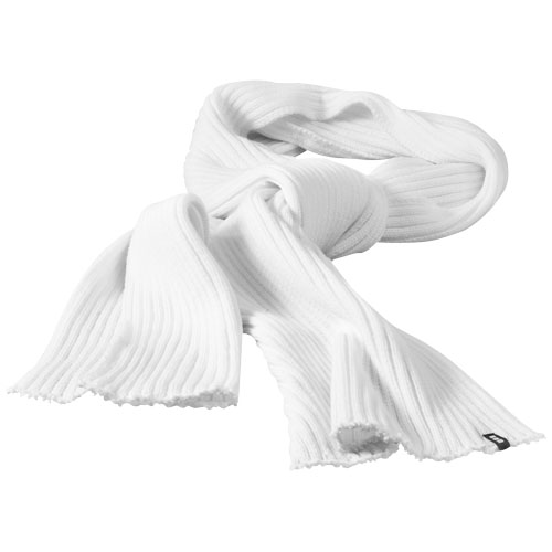 Broach Scarf - White