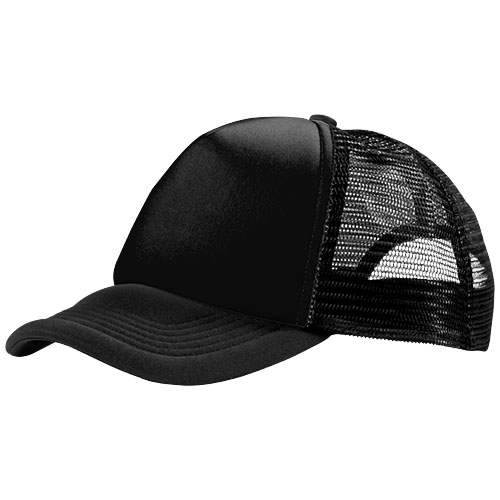Trucker 5 Panel Cap - Black