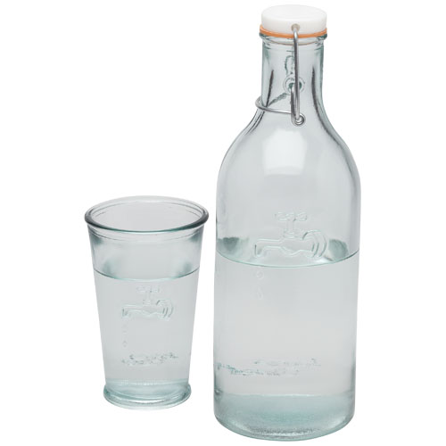 Ford 970 ml Water Carafe Made From Recycled Glass - Transparent