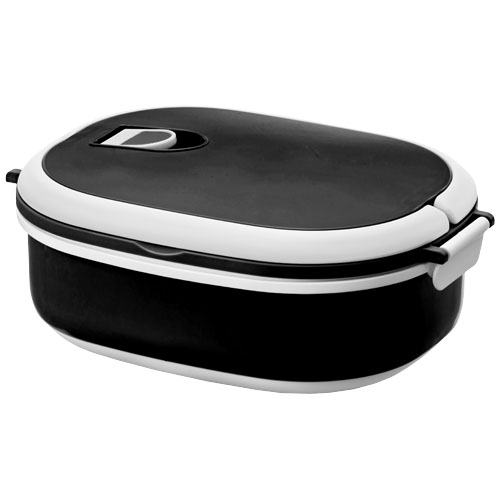 Spiga 750 ml Microwave Safe Lunch Box - Black, White