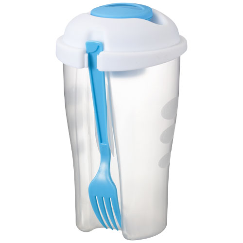 Shakey Salad Container Set - Blue, Transparent