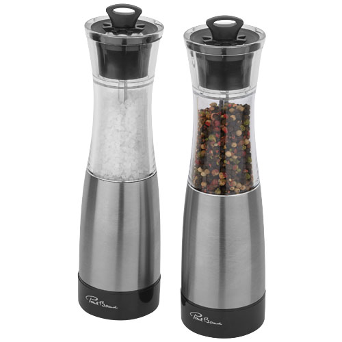 Duo Salt And Pepper Mill Set - Silver, Black