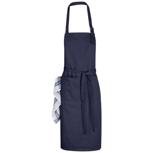 Zora Apron With Adjustable Neck Strap - Navy