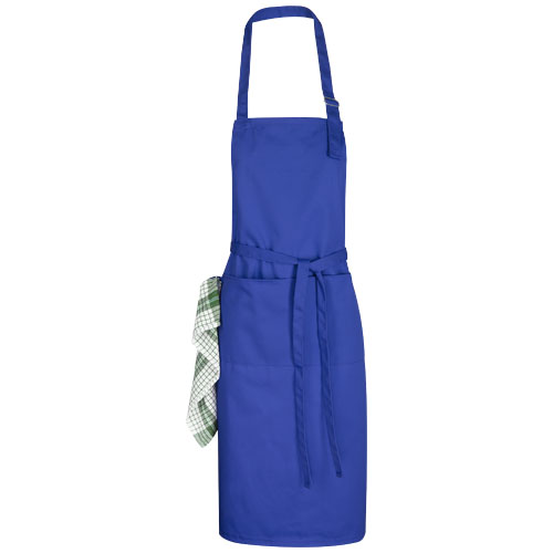 Zora Apron With Adjustable Neck Strap - Royal Blue