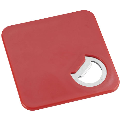 Robin 2-In-1 Coaster And Bottle Opener - Red
