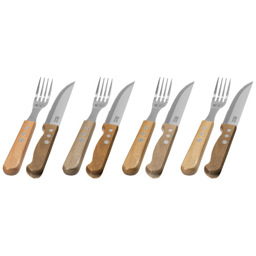 Jumbo 8-Piece Cutlery Set - Wood