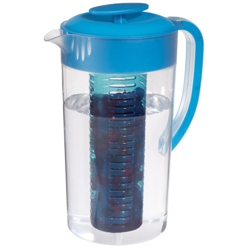Pebble Beverage Pitcher With Fruit Infuser - Transparent Clear