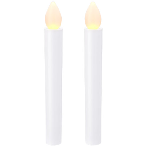 Floyd 2-Piece Led Candle Set - White