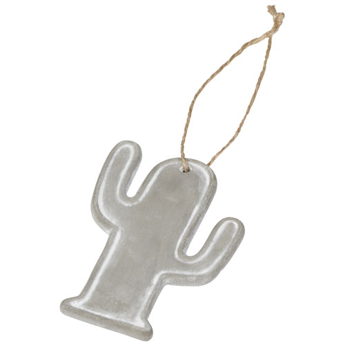 Seasonal Cactus Ornament - Grey