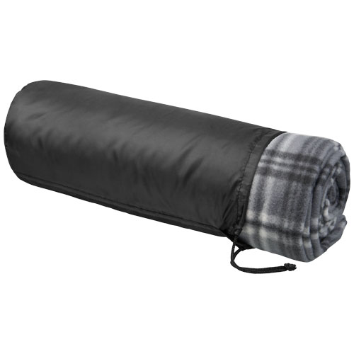 Scot Checkered Plaid Blanket - Black