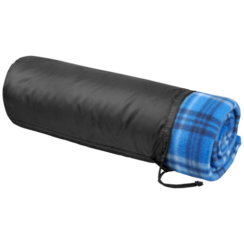 Scot Checkered Plaid Blanket - Royal Blue