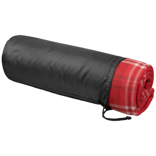 Scot Checkered Plaid Blanket - Red
